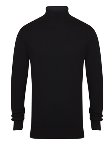 HEN-H727-Mens Roll Neck Jumper